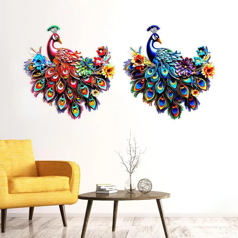 

Настенный декор Peafowl для дома, Минималистичная железная настенная скульптура, металлическая настенная Современная подвесная декорация для гостиной, спальни