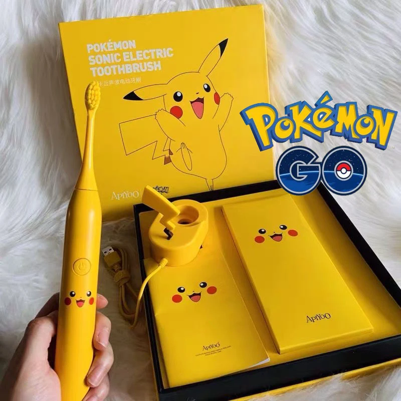 Electric Toothbrush Pokemon Child Pokemon Rechargeable Toothbrush New Pokemon Aliexpress