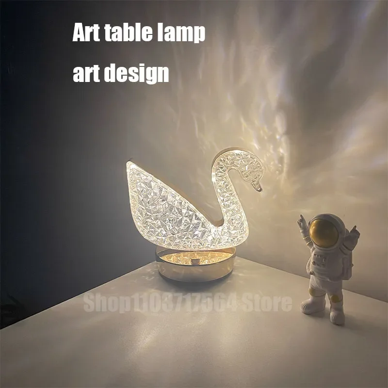 

creative Table Lamp USB Rechargeable Night Light Stepless Dimming Table Lamp Bedside Lamp Hotel Bar Decoration