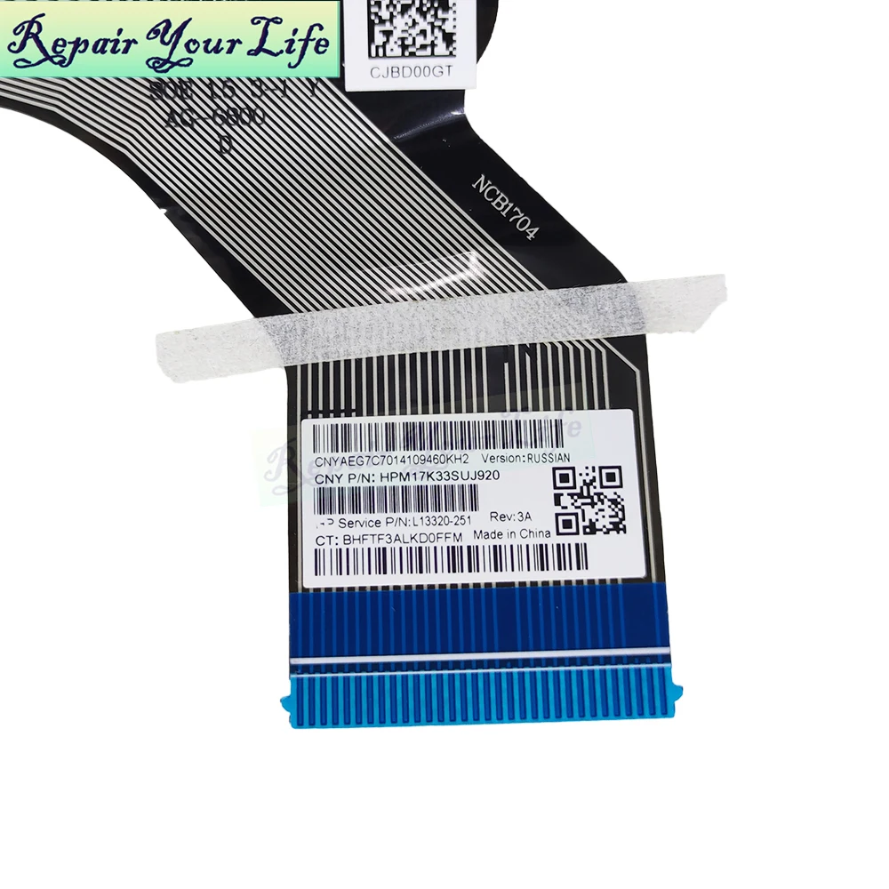 Teclado Retroiluminado Russo para hp Pavilion Tpn-c135 15-ec 15-da 15-db 15-df 15-dx 15-dw 15-cx 15-cs Tpn-c136 Original - Imagem 2