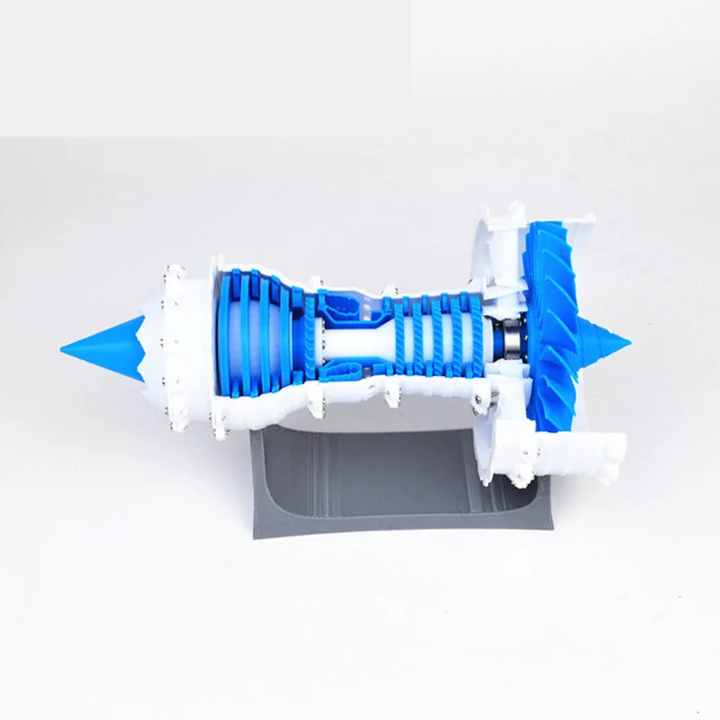 HOT!Aero Engine Turbo Fan Engine Model Air Model Electric 3D Printer
