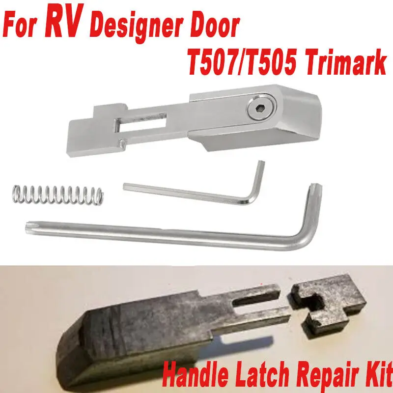 Handle Latch Repair Kit For RV Designer Door T507/505 Trimark 060-1650 060-1625 For T507 RV Trimark Stainless Steel 304 видеокарта gigabyte gtx 1650 gddr6 4gb gv n1656wf2oc 4gd