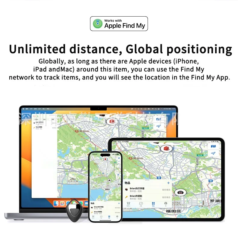 Alternative Airtag Anti-Lost Device for Elderly Children Pets tracker Global positioner GPS Locator mini tracker apple find my