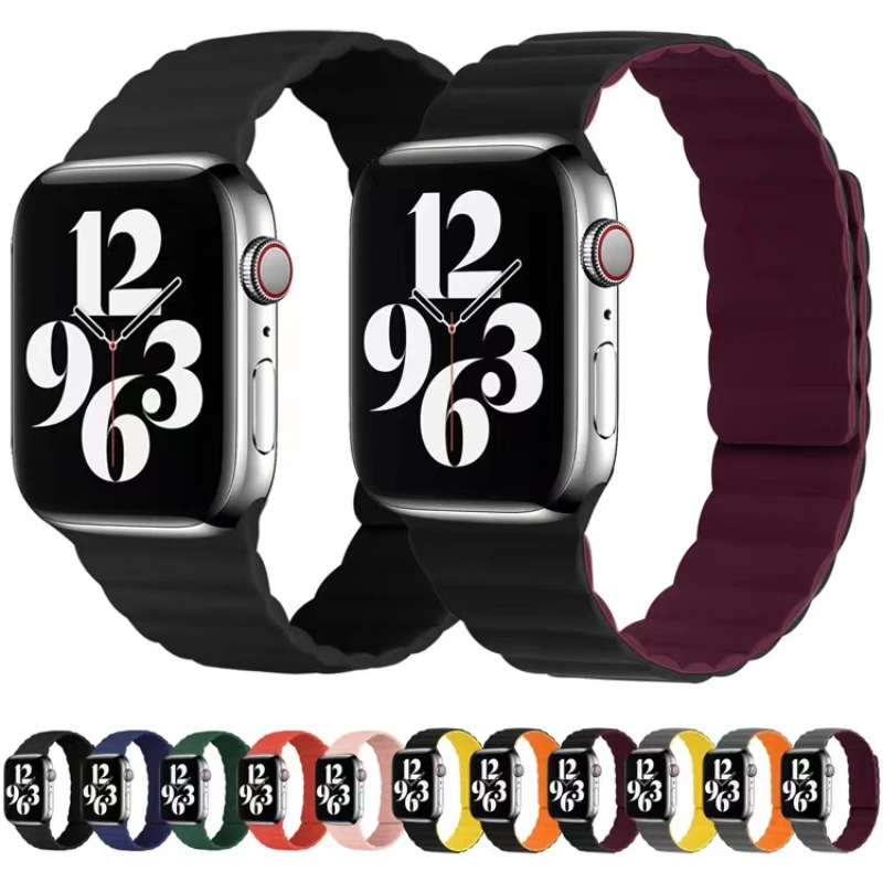 Ремешок силиконовый для Apple watch band 44 мм 40 Series 7 6 5 4 SE сменный Браслет iwatch 3 2 42 38 |
