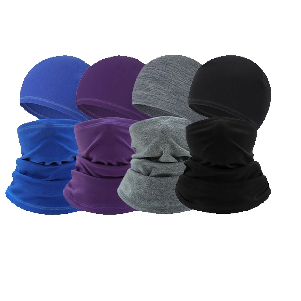 Máscara facial para ciclismo ao ar livre no inverno, proteção para o pescoço, capa de cachecol quente com lã, capacete resistente ao frio, forro para boné,_voghion.com