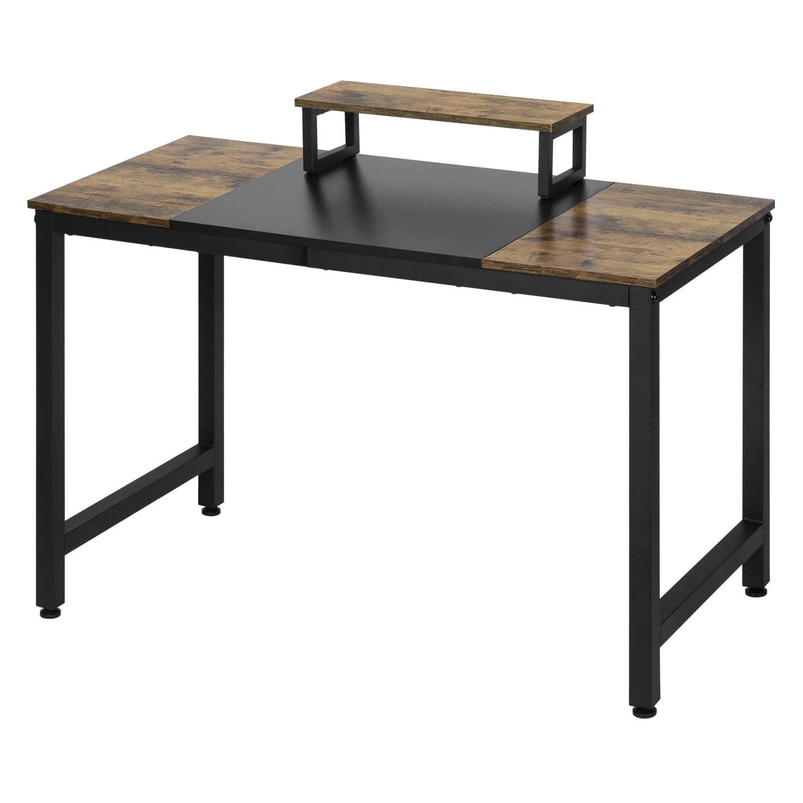 Office Table with Monitor Stand 120x60cm Writing Computer Desk Industrial Style PC Study Work