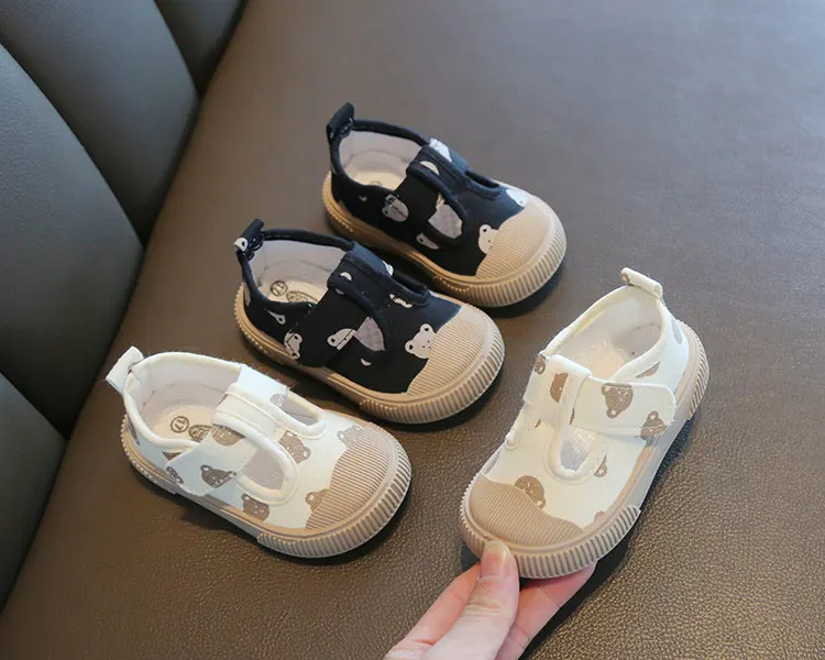 Baby Kinder Leinwand Schuhe Frühling Sommer Jungen Mädchen Atmungsaktive Schuhe Kleinkinder Kinder Turnschuhe Infant Weiche Sohle Laufschuhe 17-28 – Detail 9