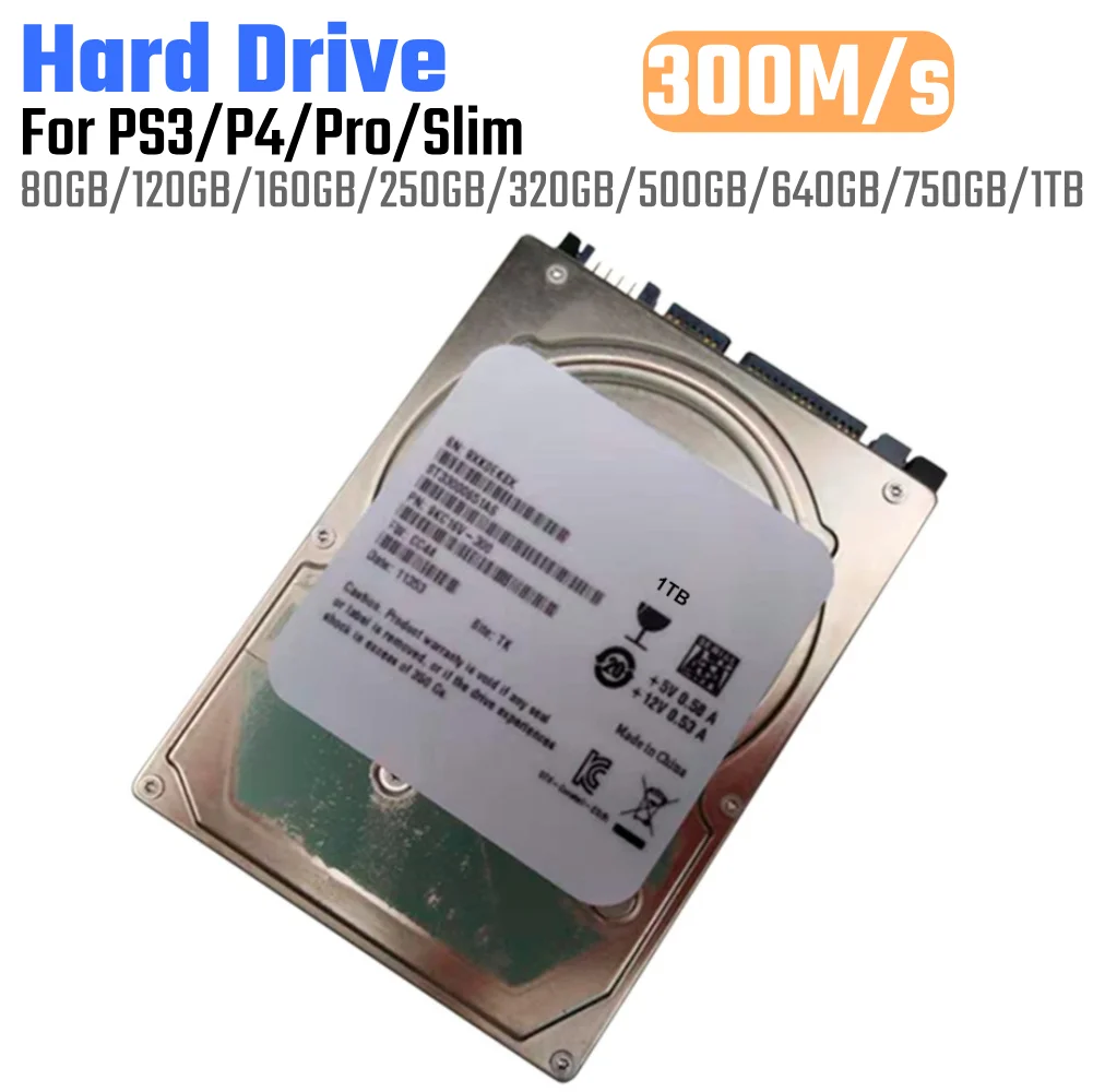 Ps3 Ps4 Slim Hard Drive 500gb LILSHIM High-Speed SATA PlayStation