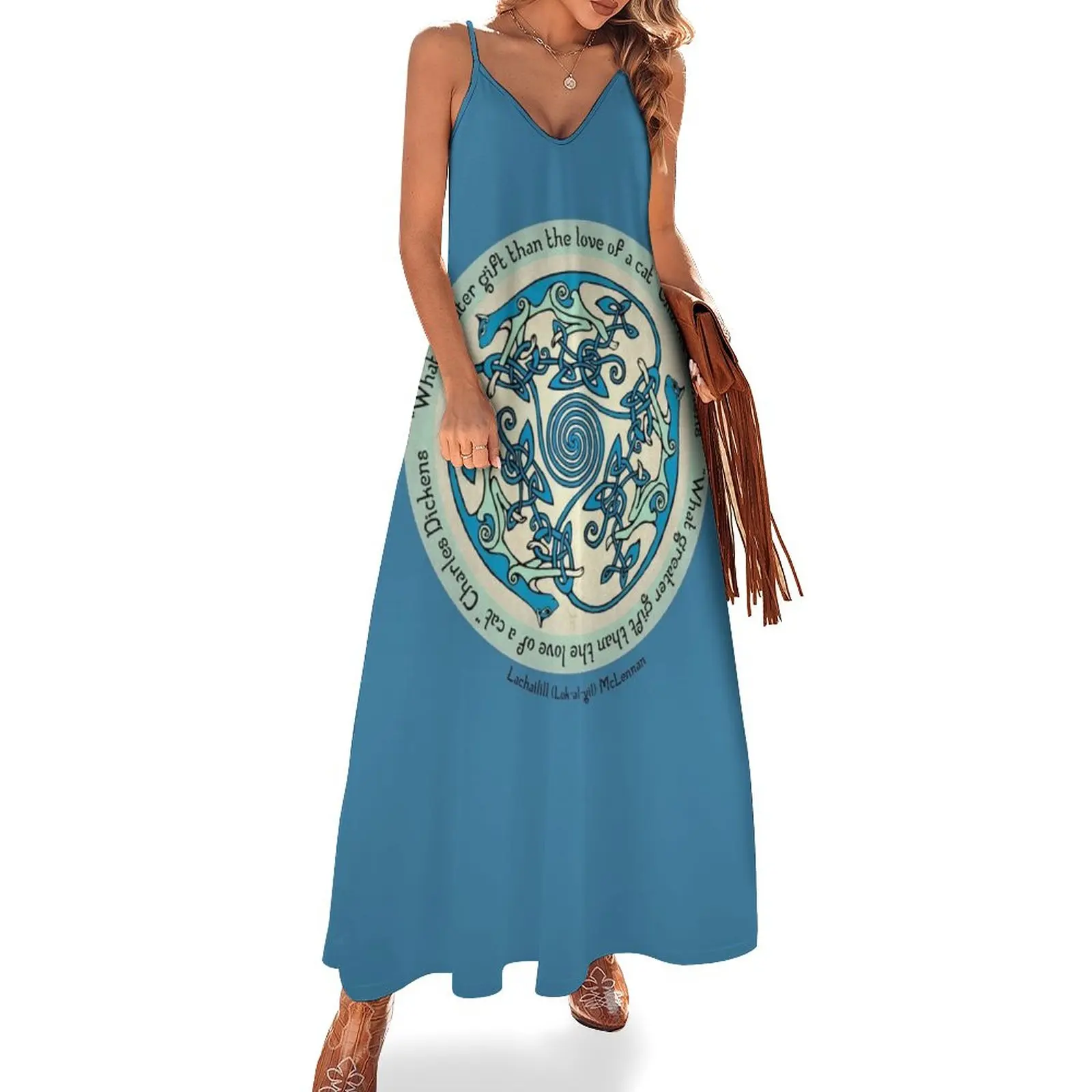 

New What Greater Gift than the Love of a Cat Sleeveless Dress evening dresses luxury 2023 summer dresses womens 2023