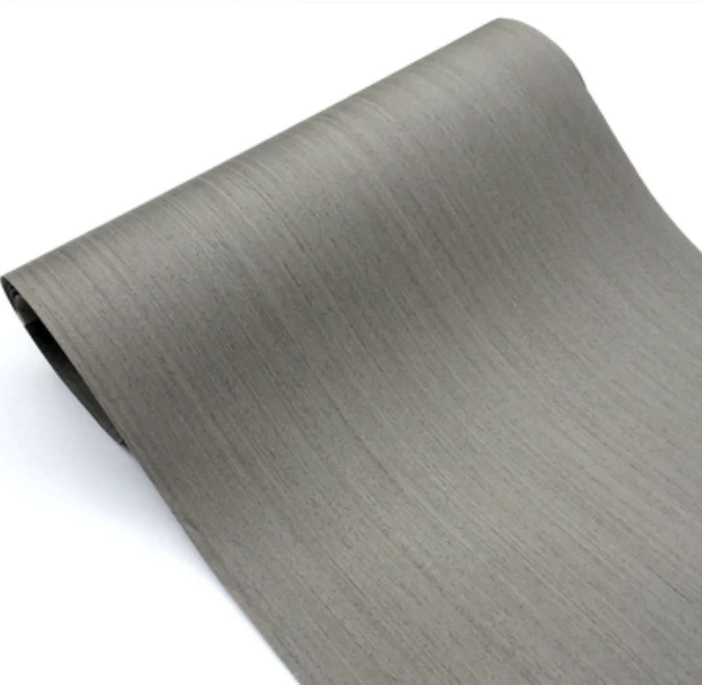 

L:2.5meters Width:580mm T:0.25mm Tech Wood Grey Oak Handmade Veneer Decoration High End Fashionable Wood Veneer Plywood