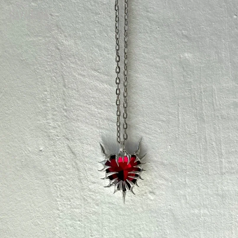 国内で当店のみ Dekayed - Parasite Necklace レッド y2k Amazon.com: TKHLT Dropping Blood Heart Choker Necklace Y2k