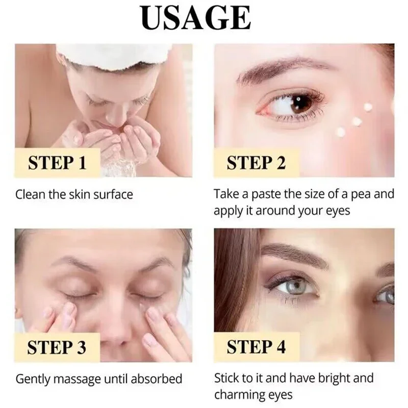 Eye Cream 7 Days Anti-Wrinkle Magic Remove Eye Bags Dark Circles Puffiness Lift Firm Smooth Skin Care Moisturizing Massage Serum eye cream