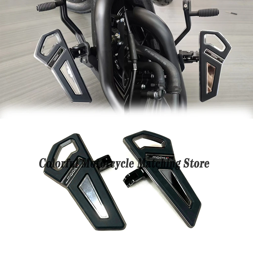 

Motorcycle front and rear pedals rider passenger footpegs for Harley Street Fighter Soft Tail Lowe Breakout