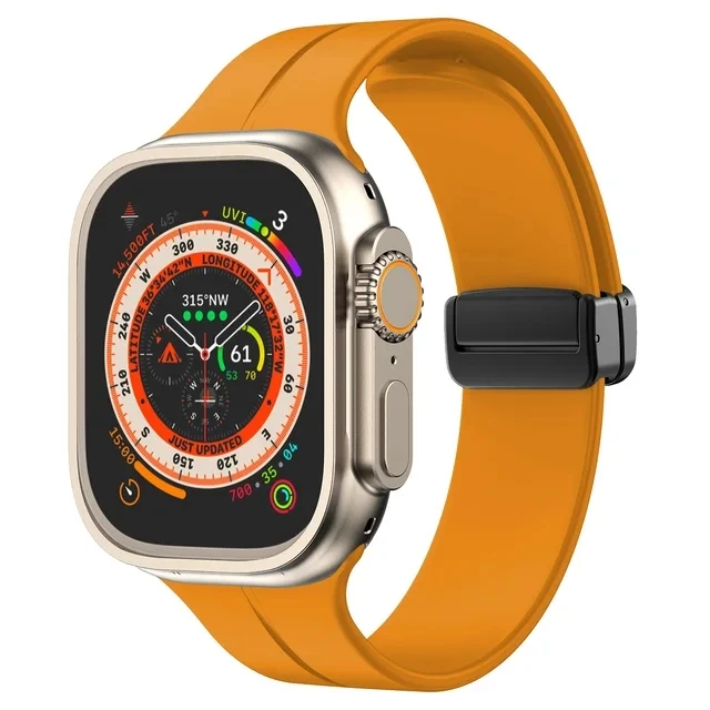 Magnetic Buckle Silicone Strap