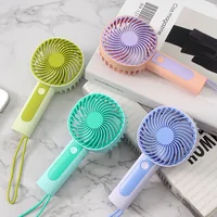Mini Portable Fans 3 gear Handheld USB Rechargeable Fan Mini Desktop Air Cooler Outdoor Fan Cooling Travel Hand Fans 1