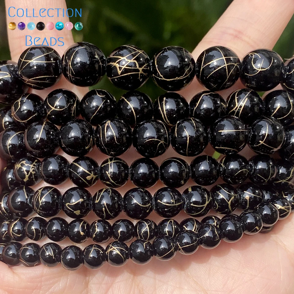 HERZONE circa 94 pezzi, perline di pietra naturale, agata nero, 8 mm, sferiche, opache, per infilare, per la creazione di gioielli fai da te, braccialetti, collane (Agata nero opaco 8 mm HERZONE circa 94 pezzi, perline di pietra naturale, agata nero, 8 mm, sferiche, opache, per infilare, per la creazione di gioielli fai da te, braccialetti, collane (Agata nero opaco 8 mm