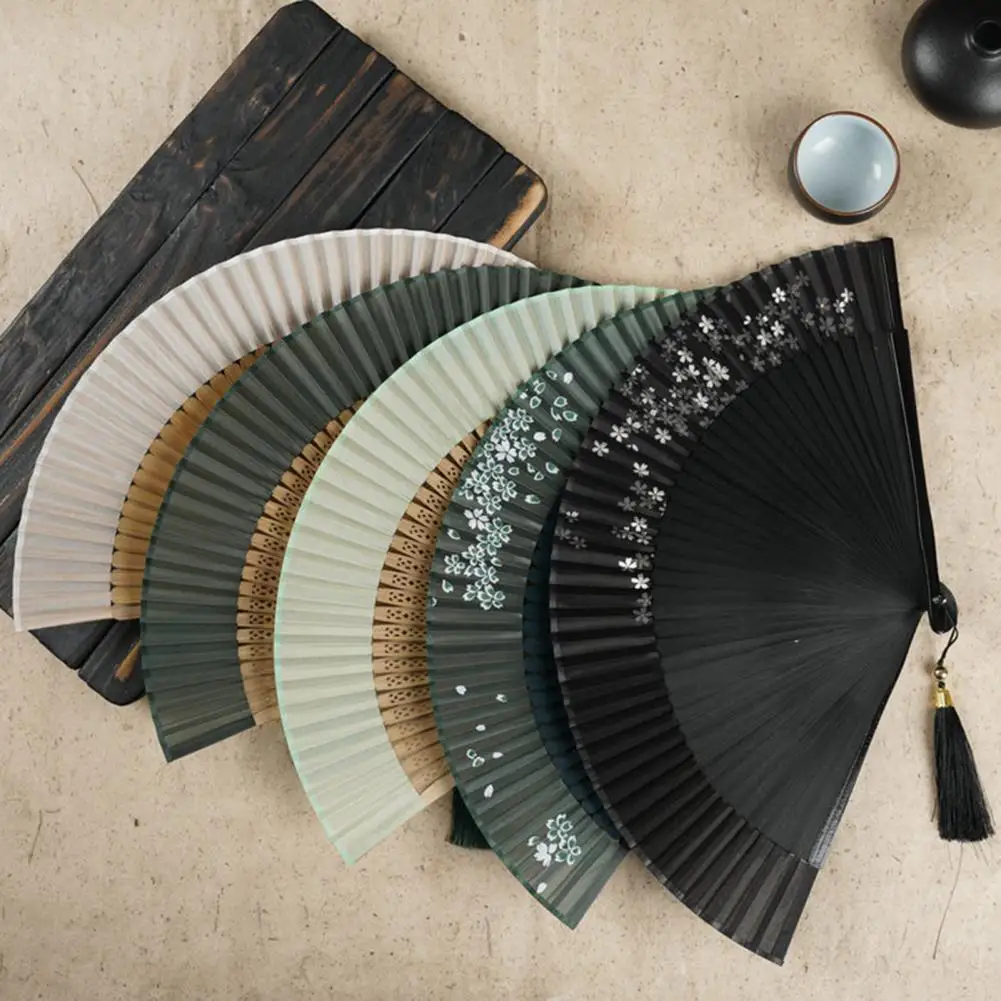 

Folding Fan Wood Spanish Fan For Dancing Printing Hand Folding Fan Home Decoration Ornaments Craft Gifts For Guest