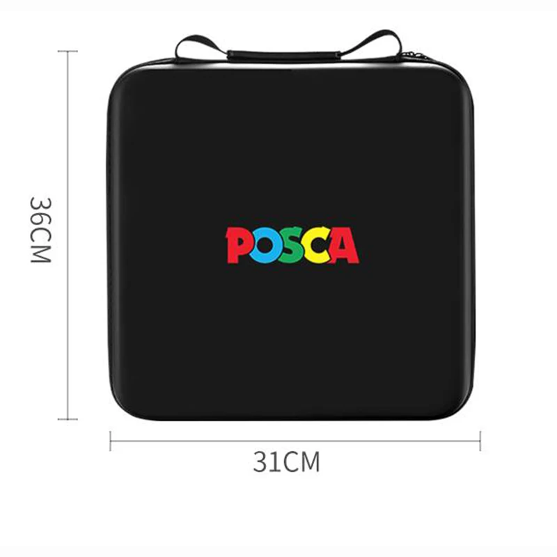 POSCA Art Marker Carrying Case 72 Slots Zippered Folding Storage for Markers Highlighter Watercolor Pens permanent marker pen white marker pens marker pens color marker pens permanent marker permanent markers pen marker paint marker pen markers pen marker pen