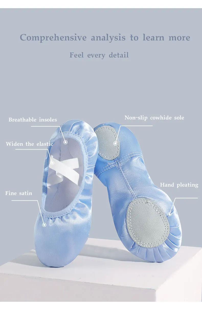 Tanzschuhe für Kinder, Figurenschuhe, ethnische Yoga-Schuhe für Männer und Frauen, Übungsschuhe für Erwachsene, Katzenklauenschuhe, Gesellschaftstanz – Detail 5