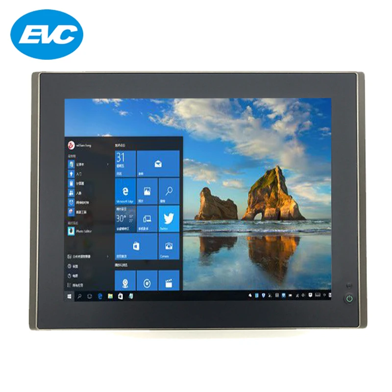산업용 컴퓨터 IPS FHD 내장 패널 PC, 400cd, 12 인치, RS232 터치스크린