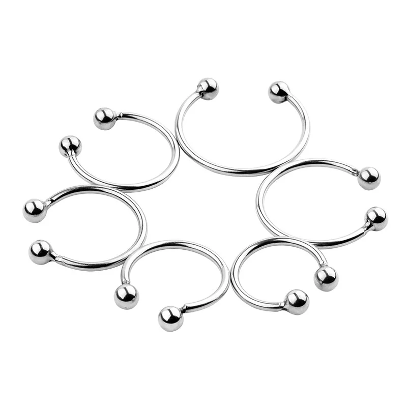 Anillos de Metal de acero inoxidable para hombres, cabeza Glan, productos estimulantes para adultos, Juguetes sexuales hom