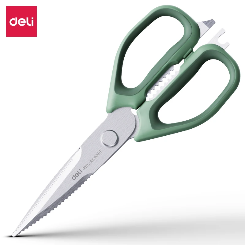 stainless-steel-kitchen-scissors-bird-cutting-vegetable-meat-chicken-bone-fish-beer-opener-professional-multipurpose-scissors