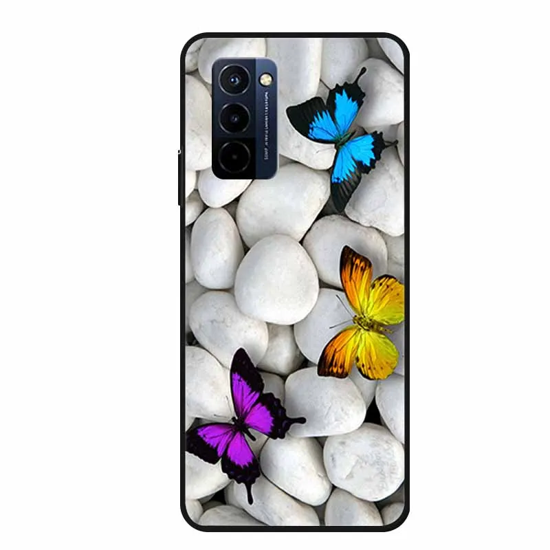 Shockproof Silicone TPU Painted Back Cover - Full Protective Case