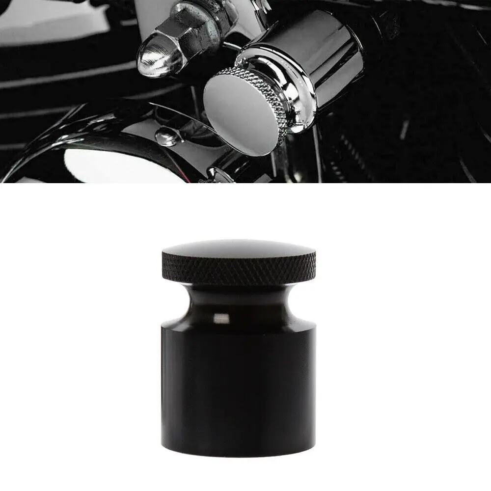 

Motorcycle Aluminum Black Choke Knob Cover For Harley Sportster Dyna Electra Glide Softail FXSTS Universal
