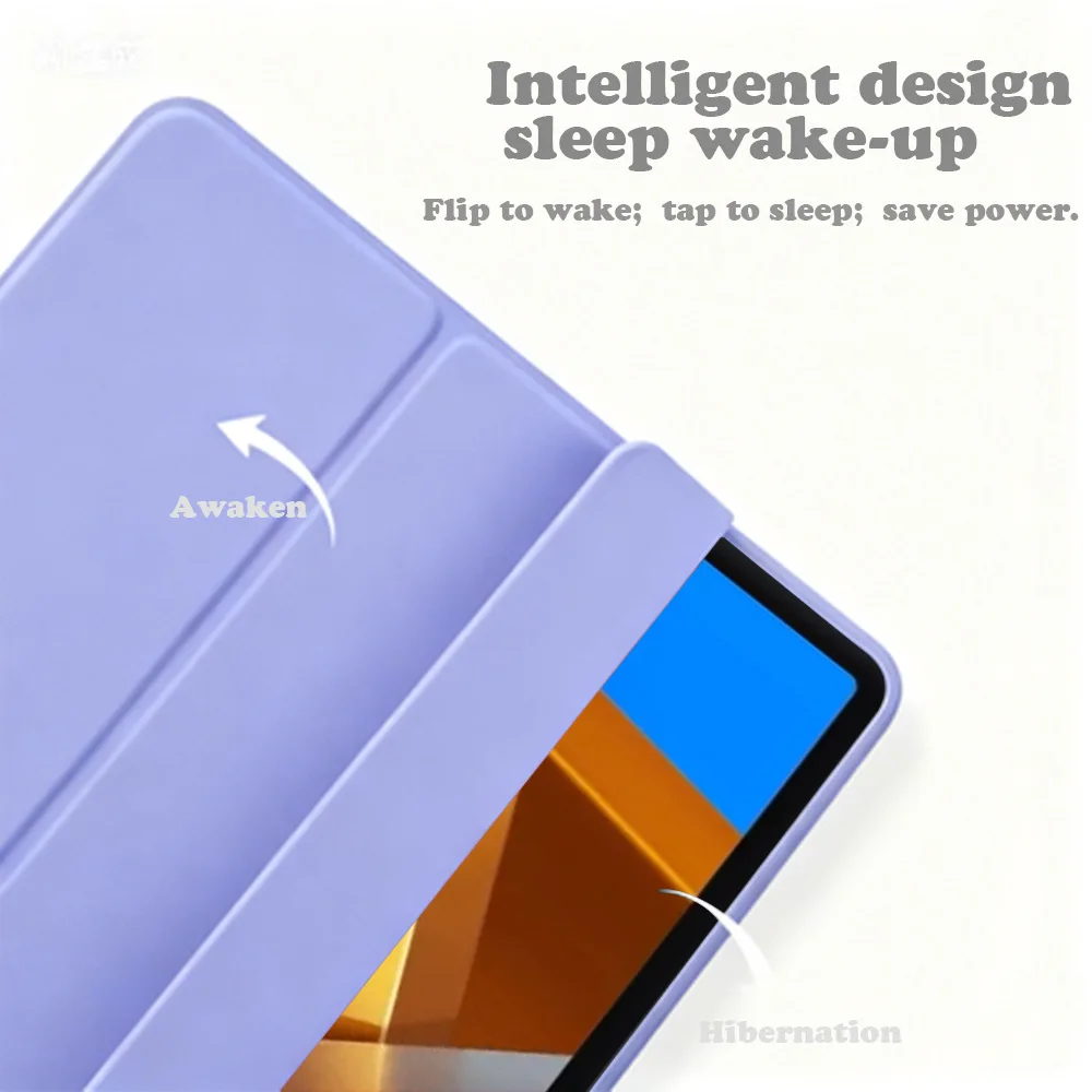 Slim Protective Case for 12-Inch Tablet, TPU Soft Shell with Auto Wake/Sleep Feature