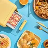 DMWD Household 5L Electric Oven Mini Baking Tool Bread Toaster Dessert Cake Pizza Maker 2 Layers Breakfast Machine BBQ Roaster 5