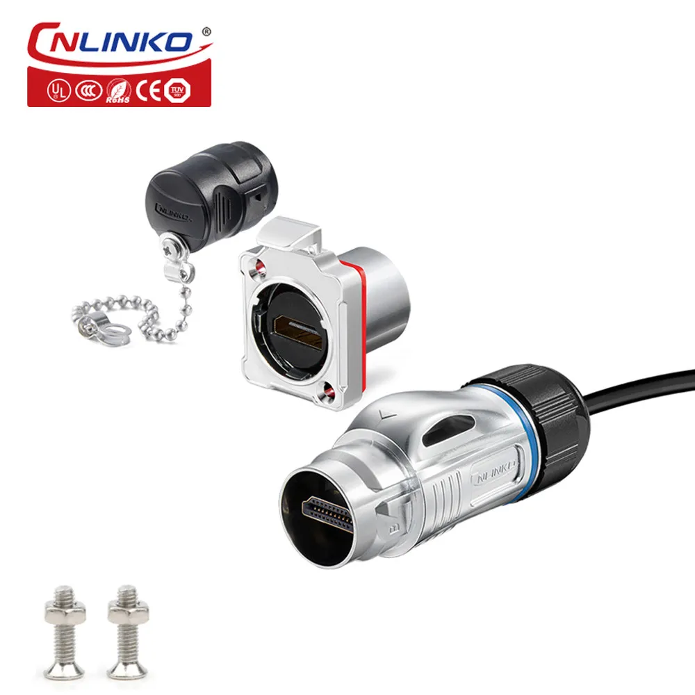

CNLINKO BD24 4K HDMI-compatible 1m Extension Cable Connector 1080P HDMI Extender Male to Female Connector For PC TV Box Laptop