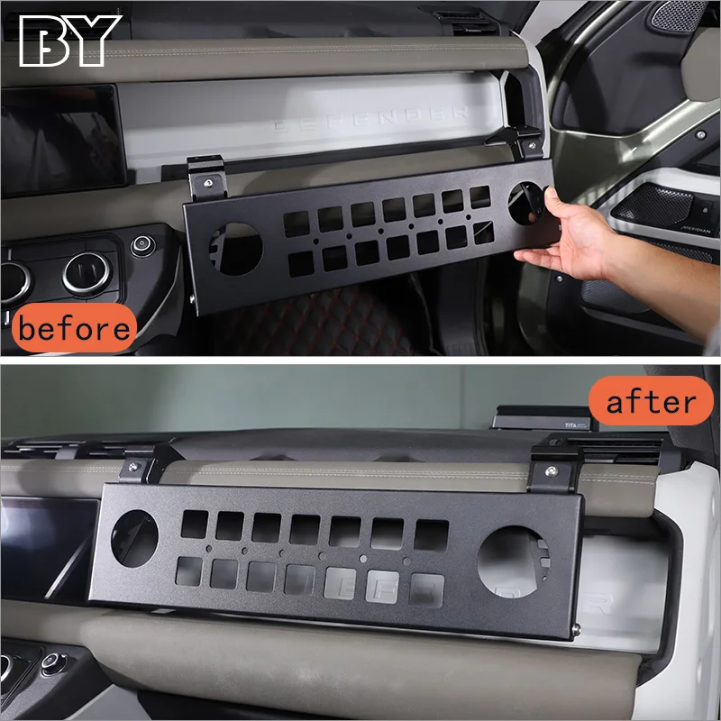 Table Pliable Siège Avant Table Plateau Copilote DIYUCAR Pour Land Rover Defender 90/110/130 2020-2024 Plateau Voiture Copilote