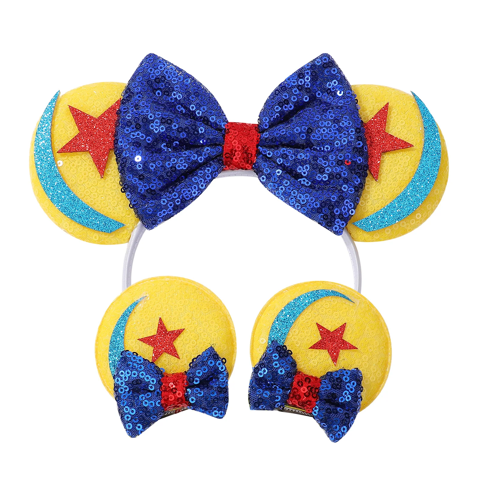 Cartoon Ears Headband Hairpins Set Hairband Hot Cartoon Character Cosplay Women Girls Festival Party Travel DIY Hair Accessories