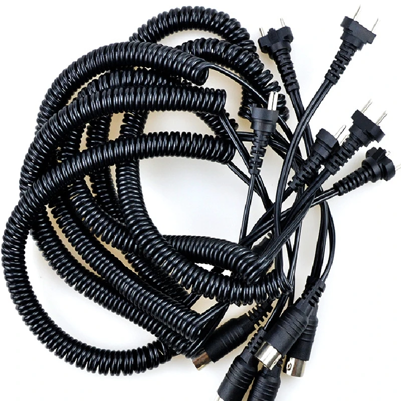 1PC 3-pin 9mm 6mm Handpiece Power Cable Electric Manicure Drill Accessorie manicure drill cable