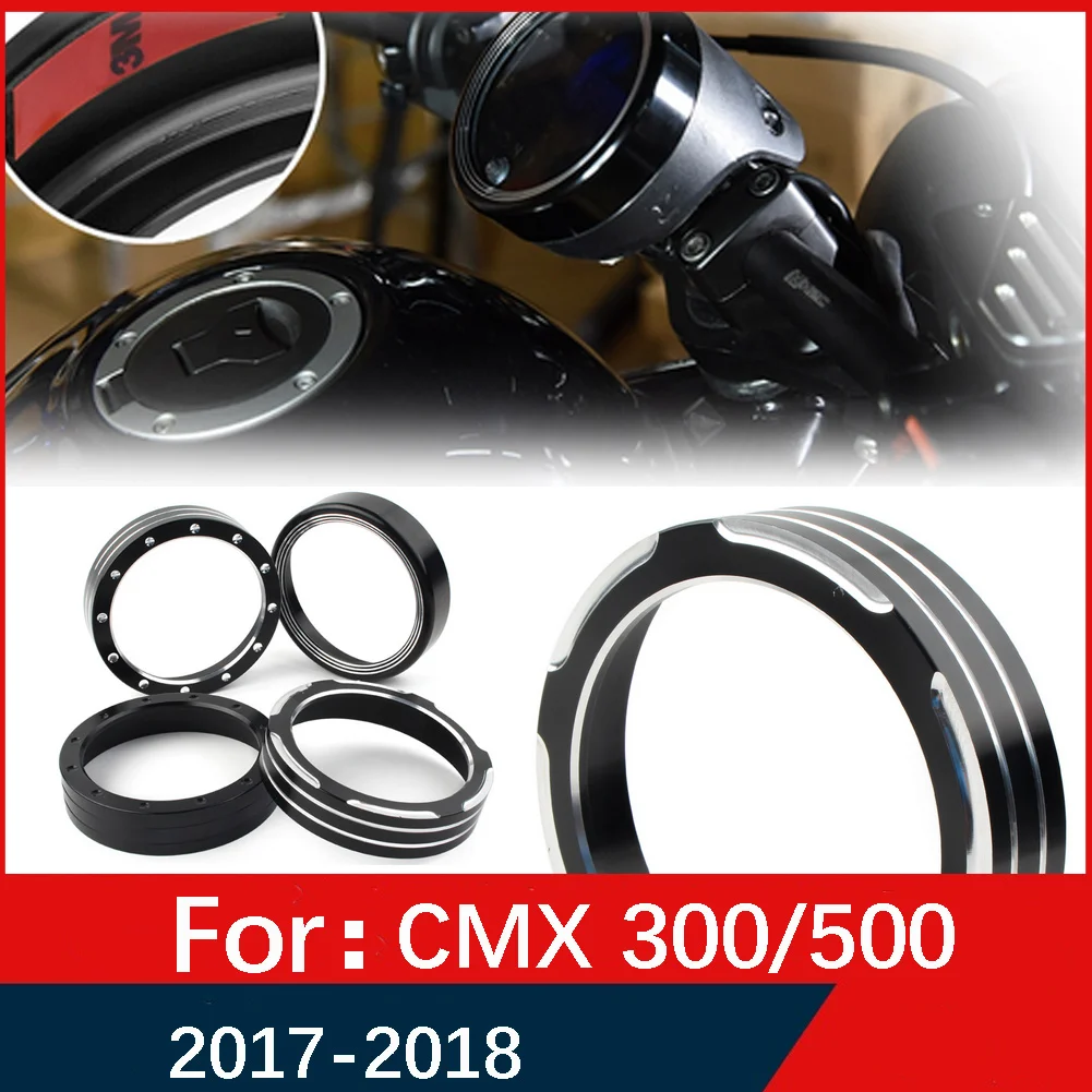

Крышка Кольца для мотоциклетного прибора декоративная отделка для Honda Rebel CMX300 CMX500 CMX 300 500 2017 2018 алюминиевый сплав