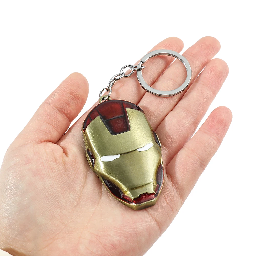 Marvel Avengers Iron Man Alloy Keychain Superhero Q-Style