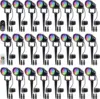 24 Pack , 12W LED Color Changing Landscape Lighting with Remote Control and Wire Connectors 1