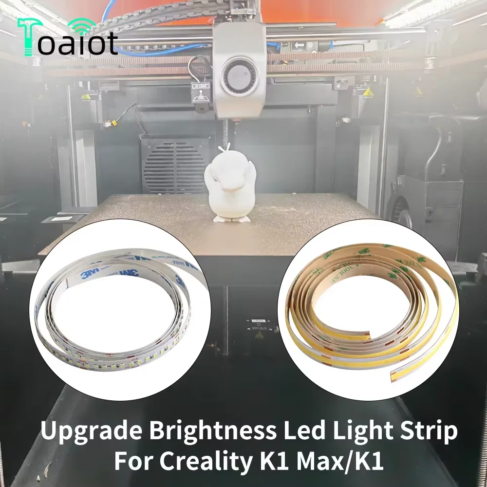 Für Creality K1 K1max Verbesserte LED-Lichtleiste 24 V Beleuchtungslampe Superhelle Lichtleiste für K1 K1max 3D-Drucker