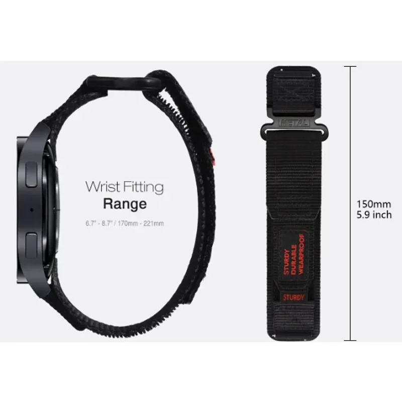 รูปสินค้า สายนาฬิกาไนลอนนุ่ม ปรับได้ สำหรับ Casio GA-110/GA-2100/GD100/G8900/GW-M5610/GLS-8900