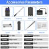 Baofeng UV 5RH 10W Full Bands Walkie Talkie Wirless Copy Frequency Type-C Charger Upgraded UV 5R Transceiver Ham Two Way Radio 6
