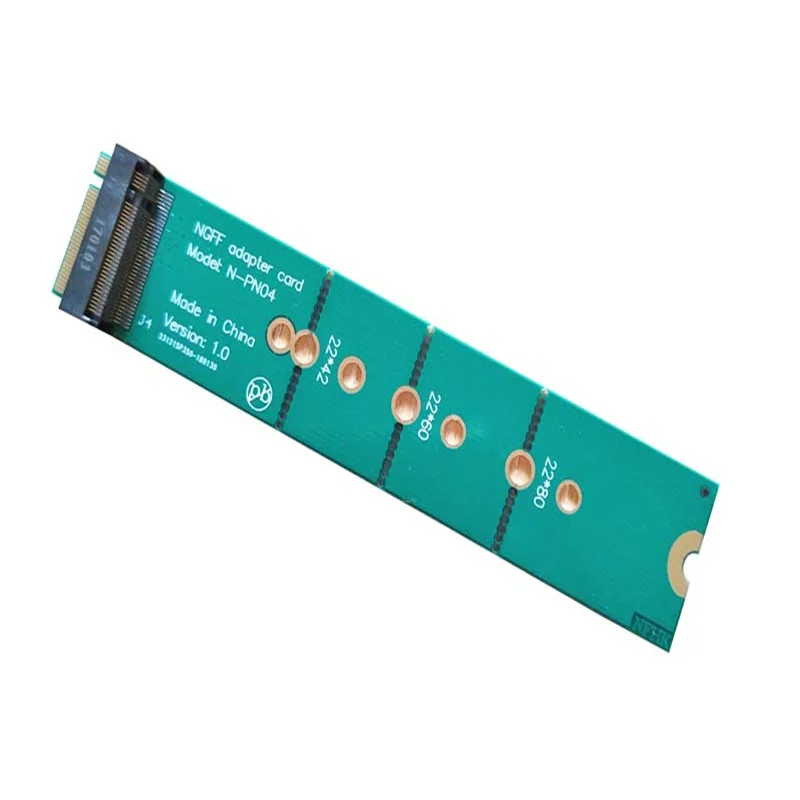 NVMe M 키 보호 확장 어댑터 카드, PCIe x4 M.2 NGFF SSD, 8mm 홀더