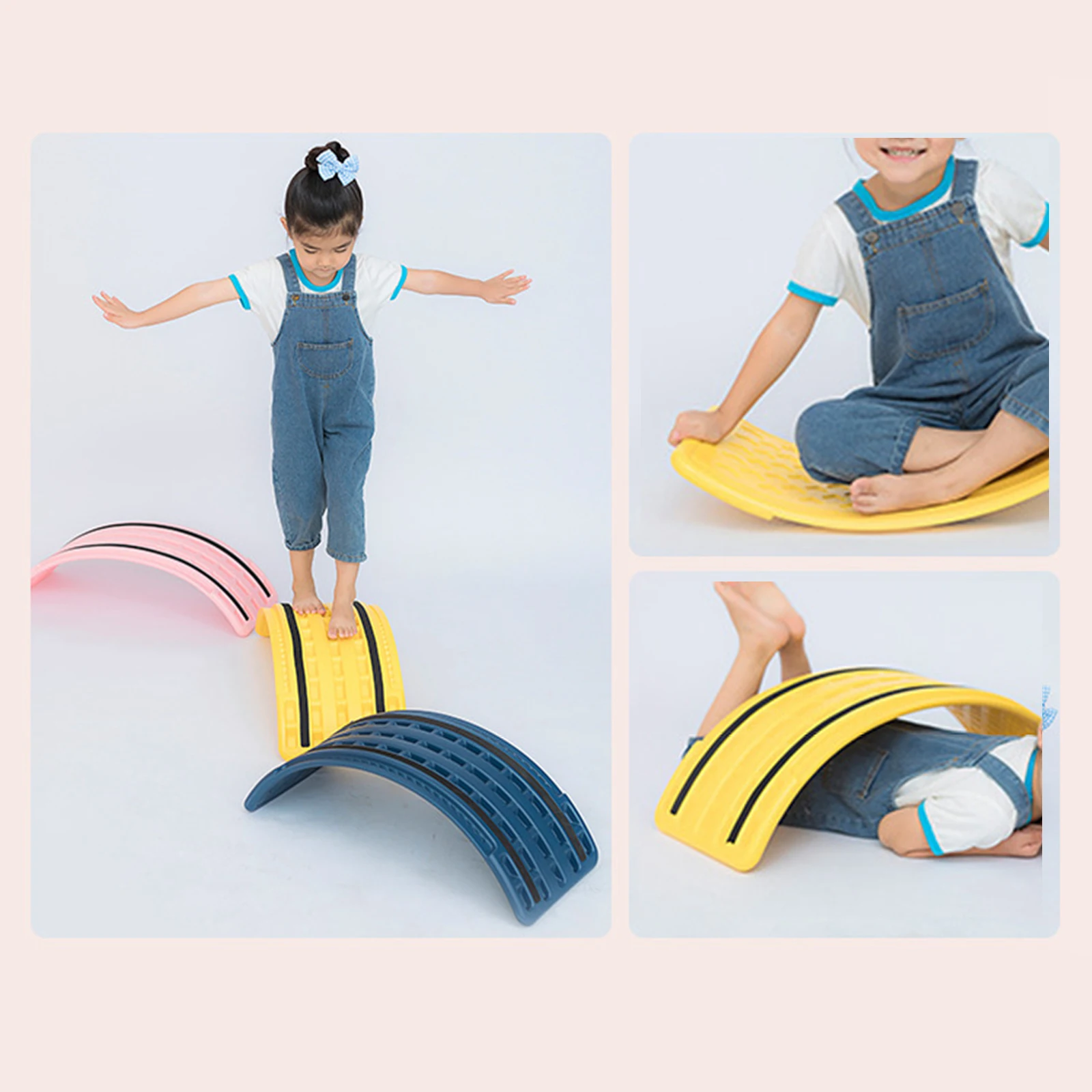 Balance Board Multifunctional Balance Board Training Board Twisting Stability Home Fitness Office Wobble Boards Dancers Exercises Exercising