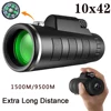 10x42 HD Powerful Portable Monocular Telescope BAK4 Prism for Outdoor Travel Camping,Hiking,Hunting,Bird watching, Holiday Gifts 1