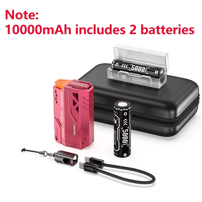 Vyvylabs 10000-50000mAh סוללת גיבוי מתפרקת 22.5W מטען מהיר סוללה חיצונית נשלפת וניתנת להחלפה עבור טלפון נייד