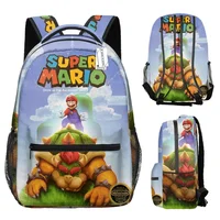 Marioed Super Mario Large Capacity School Bag Fully Printed Fashion Backpack  Backpack Birthday Gift Mochila 4