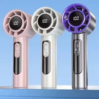 Xiaomi Portable Handheld Turbo Fan R2 With Led Display And 100 Gears Wind Speed Usb Charging Small Wind Cannon High Speed
