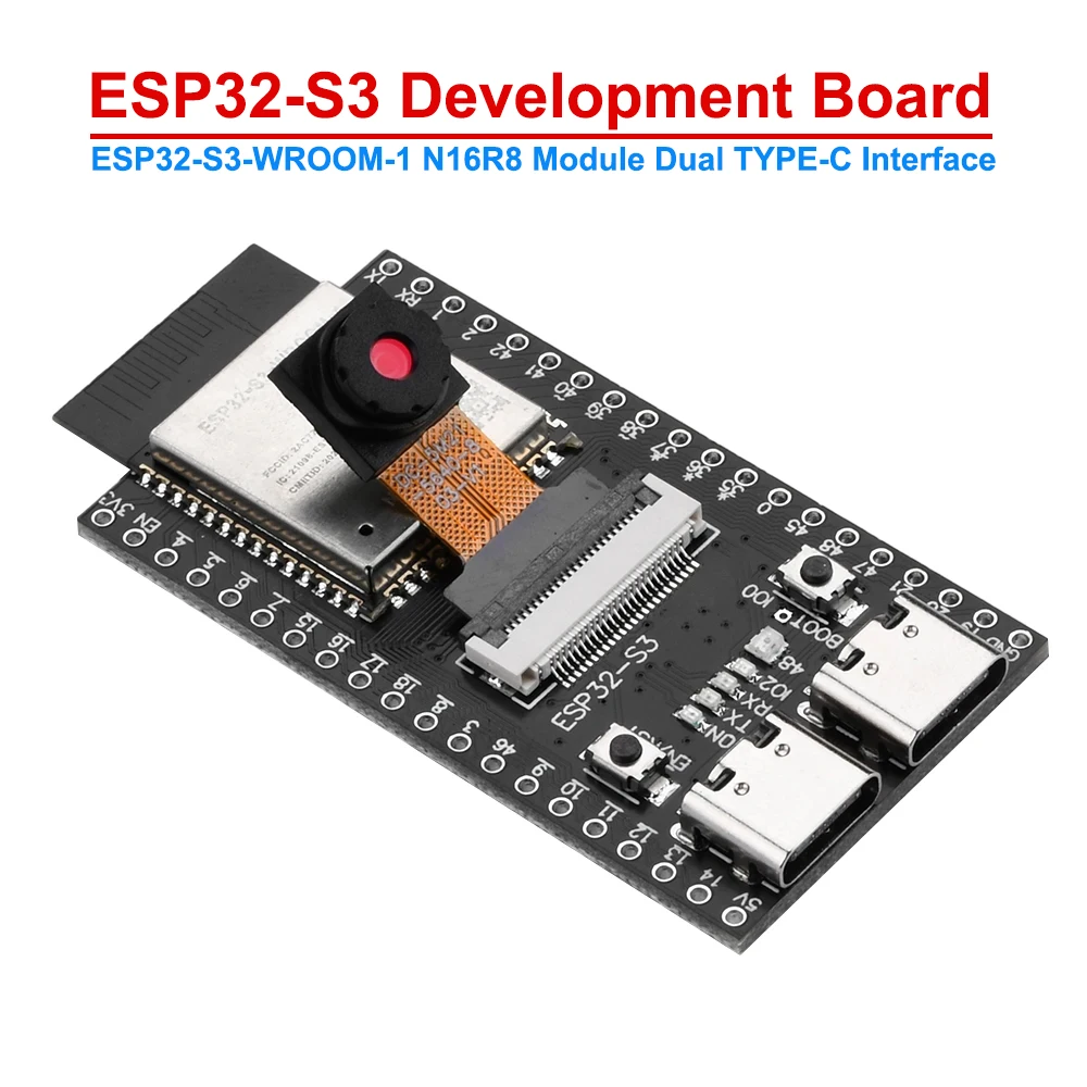 ESP32-S3-WROOM-CAM-development-board-WiFi-Bluetooth-module-onboard ...