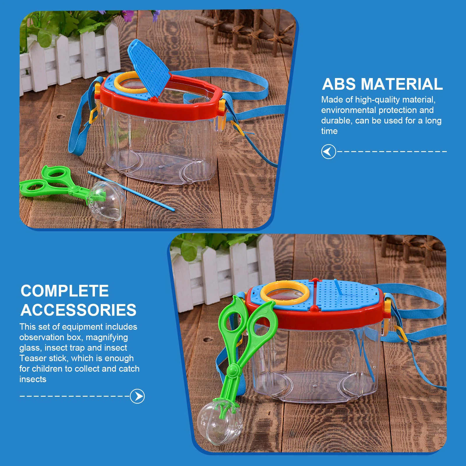 Insect Observation Box outside For Kidss Bee Catcher for Toddler Collection Collector Explorer Kit Set Abs Acrylic Child 6