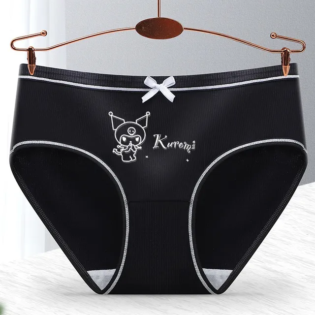 Y2K Girls Panties Hello Kitty Anime Students Soft Cotton Underwear Briefs  Cartoon Kuromi Melody Fashion Ladies Mid-Waist Bikini - AliExpress