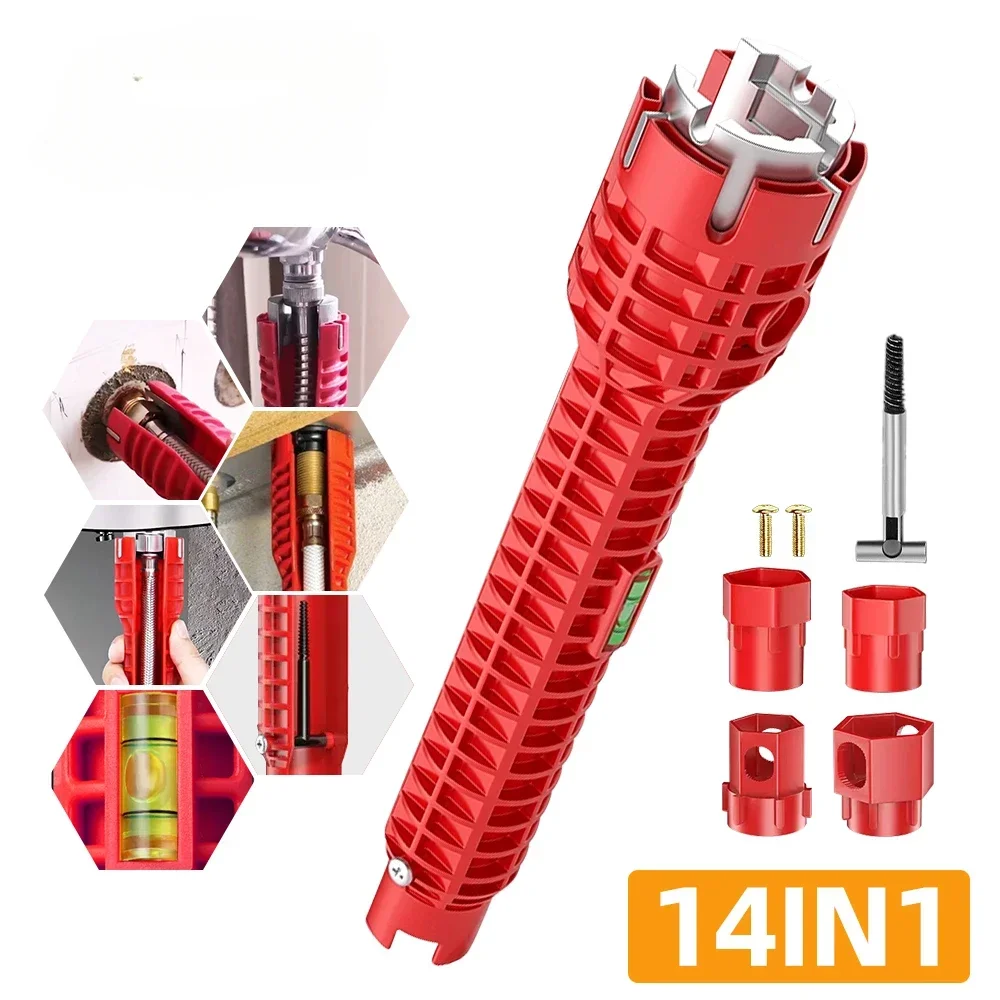 

Kitchen Kit 1 Sink Wrenches 14 For Installer Tools Installation Plumbing Pipe Hand Bathroom Wrench In Faucet Faucet Repair Sink